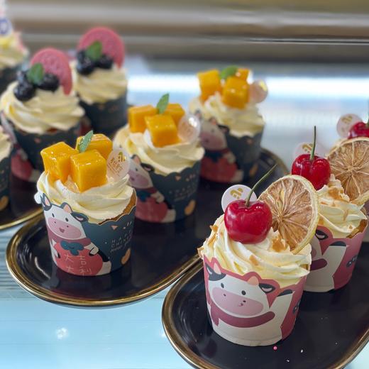 纸杯蛋糕样式随机（进口淡奶油） 商品图0