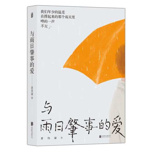 后浪正版 与雨日肇事的爱 我们年少的温柔 在撑起来的那个雨天里 哗的一声不见了。 商品图2