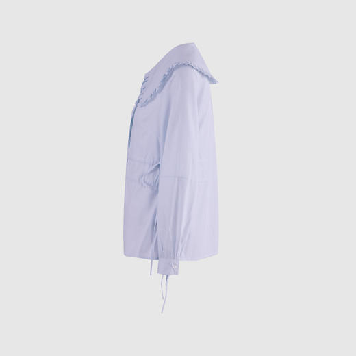 甜美百搭系带收腰娃娃领衬衣 商品图2