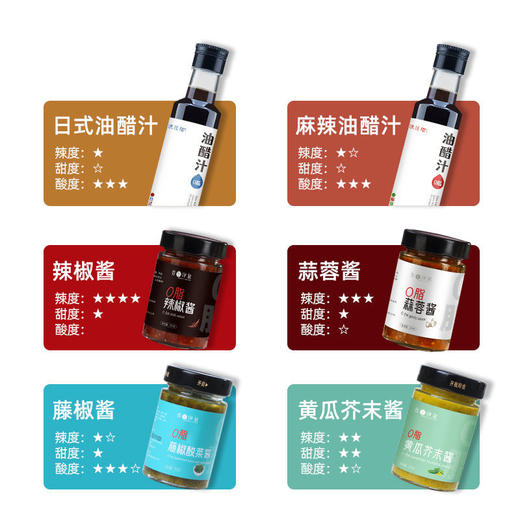 【助力好身材】低脂油醋汁0脂肪轻卡寿司健身煮菜蘸酱料 商品图6