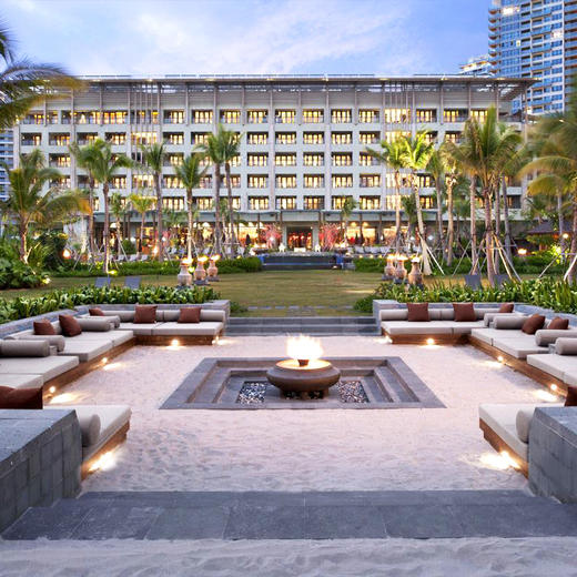 三亚鹿回头酒店豪华海景房酒店2晚亲子情侣双早下午茶泰式餐 商品图2