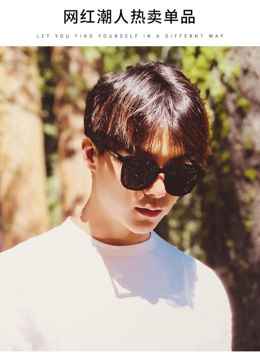 【古奢偏光太阳镜】网红百搭款时尚  毫不费力防眩光  春夏可用 出行开车必备 商品图2