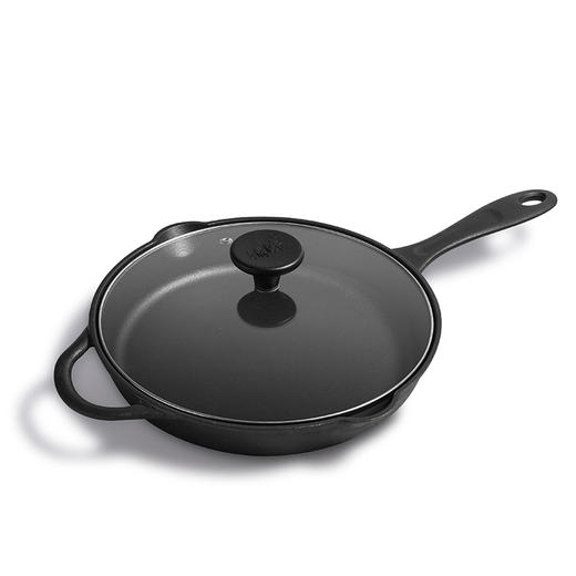 【品牌直发】铸味 | 26CM平底牛排煎锅 铸铁锅平底锅 烤盘珐琅不易粘锅 家用炒锅煎锅 商品图3