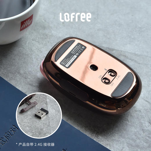 EP115 薯片蓝牙鼠标 玫瑰金 商品图3