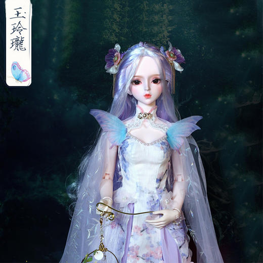 德必胜娃娃冰儿系列玉玲珑DF00738关节娃娃玩具女孩古风娃娃 商品图3