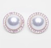 特价秒杀 微瑕疵  C.LP.Y 大珍珠粉钻耳环 粉色CLPY01-100-2. 潮快闪[福利品] 商品缩略图0