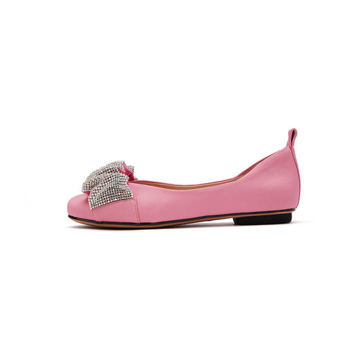 夏季新款女单鞋透气羊皮皮软底豆豆鞋仙女风芭蕾舞鞋 商品图2