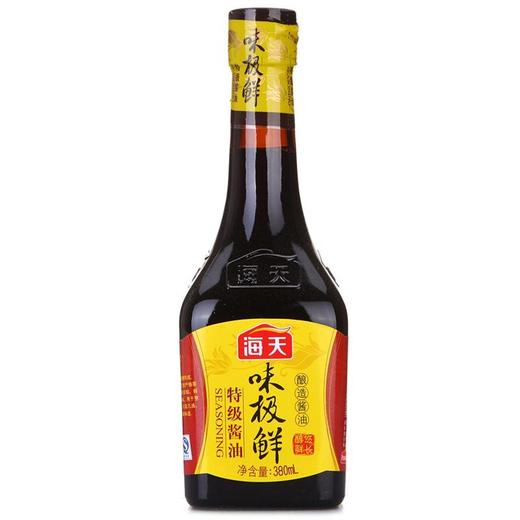 海天 味极鲜酱油（酿造酱油） 380ml 商品图0