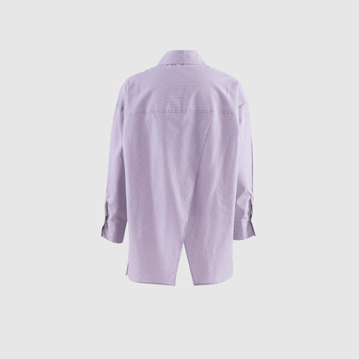 不规则摆个性设计长袖衬衣 商品图2