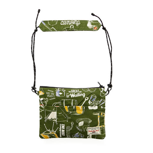 HUJI祤集大号信封斜挎包插画露营camping 商品图4