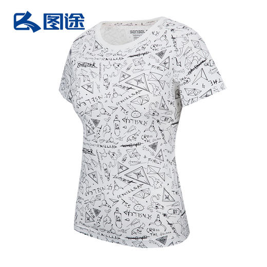 Senselead森力/女式圆领短袖T恤 SS171046 商品图4