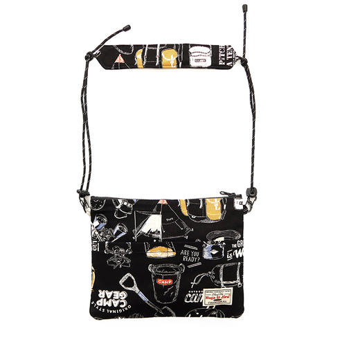 HUJI祤集大号信封斜挎包插画露营camping 商品图3