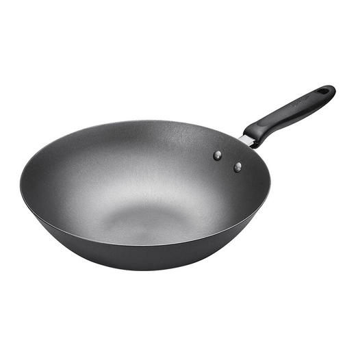 苏泊尔（SUPOR）铸铁锅 精铸生铁炒菜锅FC30E 30CM带盖【磁炉通用】 商品图0