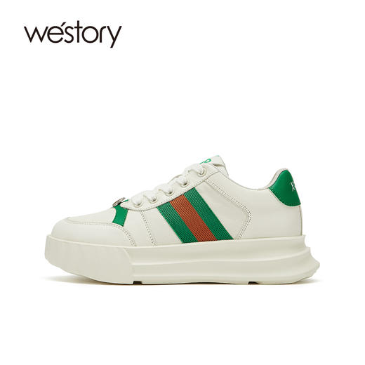westory女鞋2021夏季新增高厚底休闲运动鞋S21CM71201 商品图1