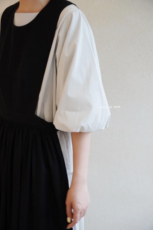 FRANCESCA卡其/浅灰/白/黑波波短袖 商品图12