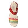限时特价——西班牙原产优雅超舒适女士皮凉鞋12250-红绿黄 商品缩略图2