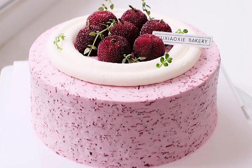 杨梅糯米蛋糕“扬梅吐气” | 烫面牛乳糯米蛋糕胚+特调杨梅奶油，季节限定只卖14天（2.0表面多了一层杨梅酱）） 商品图0