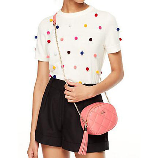 Kate Spade 凯特·丝蓓 女士斜挎单肩包 红色 PXRU7571 WARMGUAVA 商品图2