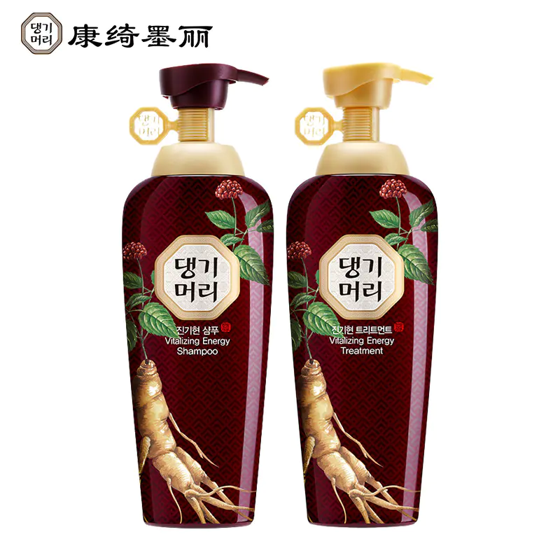 防脱育发双管齐下 康绮墨丽珍气泫洗发乳 护发素500ml 育发液145ml 节目同款稳固头皮滋养发丝柔顺光滑充盈发根