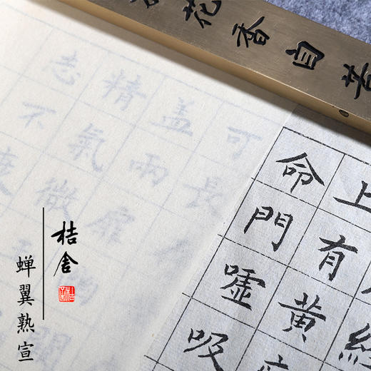 【桔舍】精品蝉翼熟宣古法传统纯手工四尺六尺工笔小楷白描专用熟宣纸云母超薄扎花蝉翼手工宣纸国画 商品图1