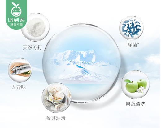 白蘭小苏打洗碗精*2瓶（1kg/瓶） 商品图1