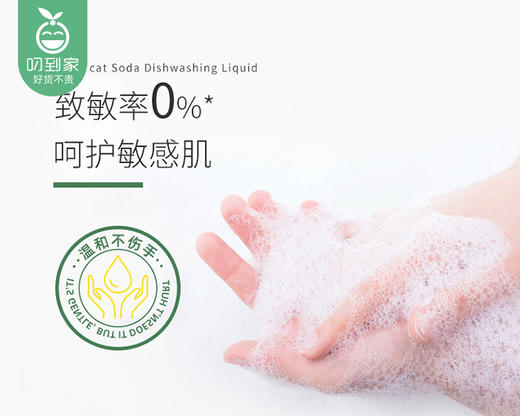 白蘭小苏打洗碗精*2瓶（1kg/瓶） 商品图4