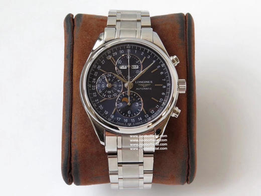 GS再攀高峰【计时探月 精妙万千】GS精心打造浪琴名匠月相2018新款L2.773.4.78.6腕表——万千精妙，汇于一盘布局精巧，整个手表基于正品original原版开模的super copy版本❕ 商品图0