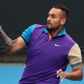 Nike 克耶高斯2021澳网 透气速干Polo男子网球服