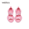 westory女鞋2021夏季新款漆皮仙女风运动凉鞋镂空沙滩W21BG61011 商品缩略图4