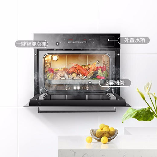 老板电器S273X嵌入式电蒸箱专业多功能纯蒸箱家用 商品图0