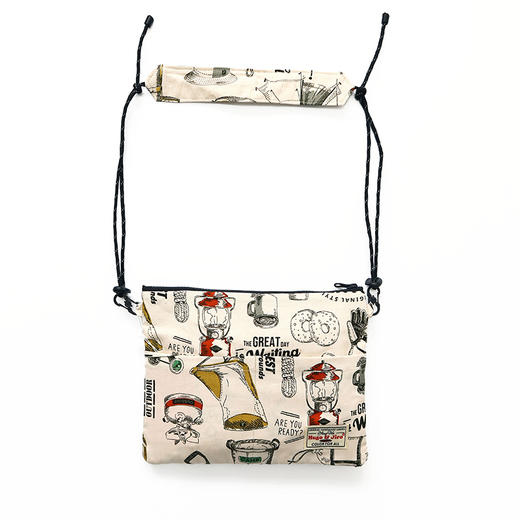 HUJI祤集大号信封斜挎包插画露营camping 商品图1