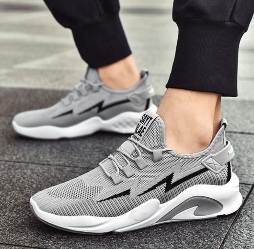 【男鞋】*低帮系带飞织透气休闲运动鞋 商品图2