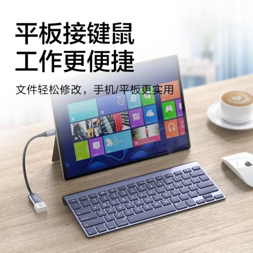 品胜  Type-C 3.1 转OTG铝合金数据线0.15m安卓通用平板连接U盘下载多功能转换器优盘适用苹果电脑华为小米oppo手机即插即用 商品图2