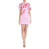 MCQ 麦昆 女士标志性的粉红色燕子T恤连衣裙 492158 RLT71 5555 商品缩略图0
