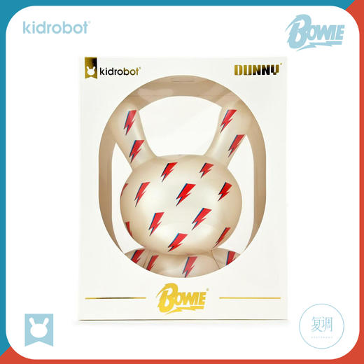 现货 Kidrobot 大卫·鲍伊 David Bowie Dunny 闪电 8寸 潮玩 摆件 限定 商品图8