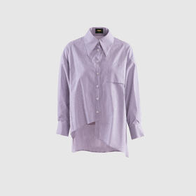 不规则摆个性设计长袖衬衣