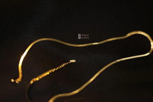 今夏必备，素金蛇骨链 商品图1