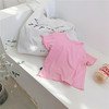 【儿童T恤】mtkids夏季女宝宝可爱纯色短袖上衣木耳边面膜T 商品缩略图2