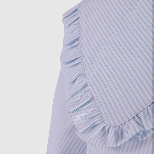 甜美百搭系带收腰娃娃领衬衣 商品图4