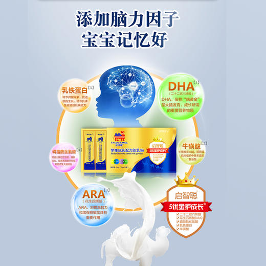 明珠娇子 • 太子驼 -学生成长配方驼乳粉 （太子驼） 青少年中老年新疆正品双峰驼奶粉 商品图2