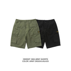 OURDAILYDOSE 18SS ARMY SHORTS 原创军事大兜多口袋工装休闲短裤