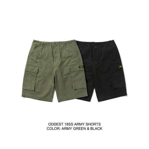 OURDAILYDOSE 18SS ARMY SHORTS 原创军事大兜多口袋工装休闲短裤 商品图0