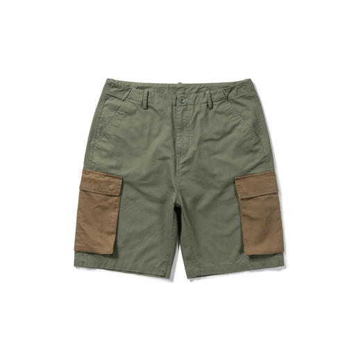 OURDAILYDOSE ARMY SHORTS 原创潮牌日系洗水拼接撞色短裤 工装裤 商品图1