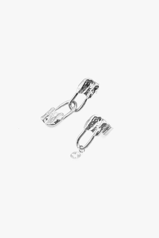 21AW TABOO｜愚人船 别针系列 - 纹理吊坠耳钉套组 商品图1