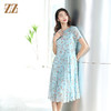 佐尔美夏季新款乔其印花桑蚕丝连衣裙E12LS46 商品缩略图3