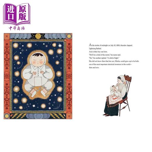 中商原版 Julia Sarda A Life Electric Story Of Nikola Tesla 尼古拉 特斯拉的故事英文原版进口图书故事绘本儿童读物5 9岁 中商进口商城
