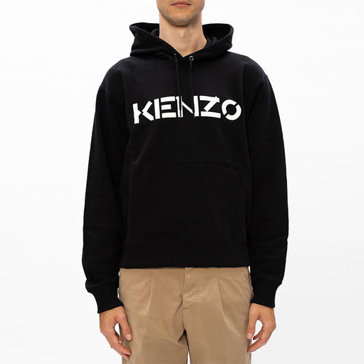 KENZO 高田贤三 男士品牌连帽运动衫 黑色 FA65 SW300 4MD 99 商品图1