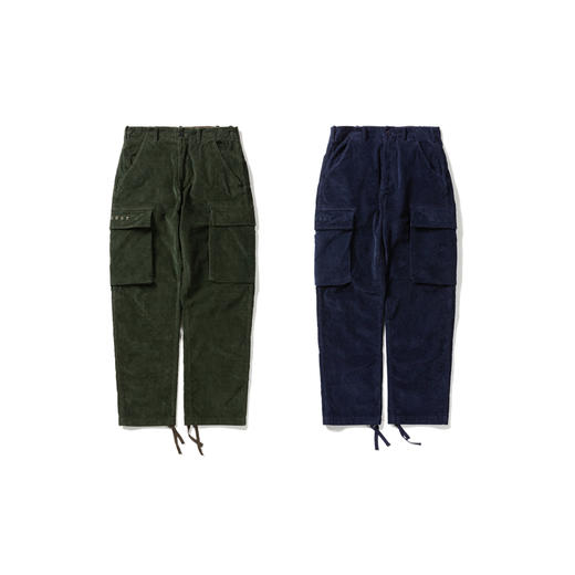 OURDAILYDOSE 18AW 日系复古大兜裤 水洗宽松灯芯绒休闲工装裤 商品图4