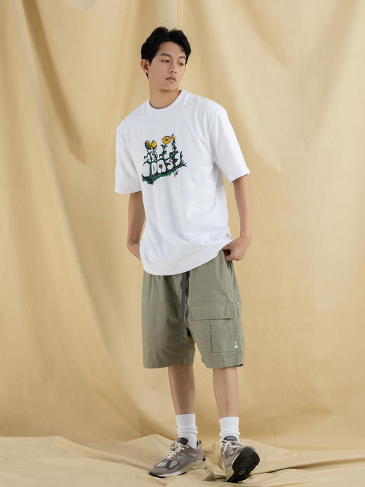 OURDAILYDOSE 21SS 原创潮牌趣味植物花卉图案 圆领宽松T恤短袖 商品图2