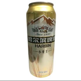【批发】哈尔滨啤酒小麦王【听】10度500ml（1*12）